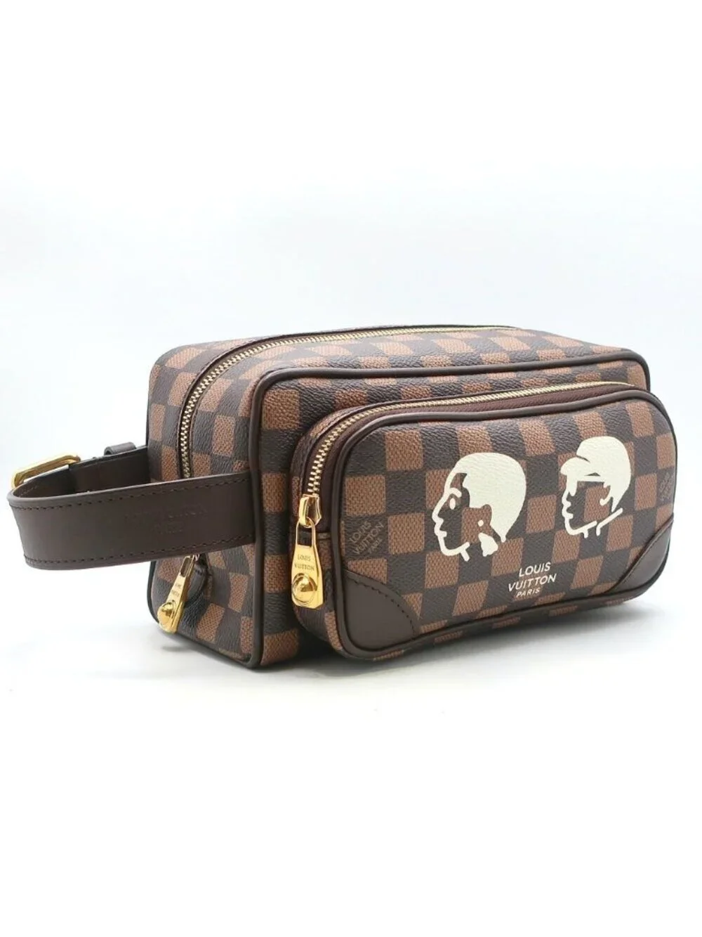 Louis Vuitton Ten Friendship Dopp Kit Brown Handbag